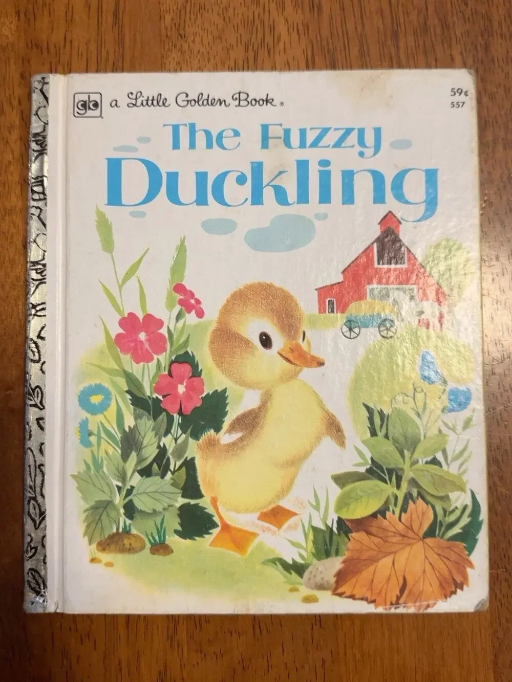 Vintage Little Golden Book The Fuzzy Duckling 1977 Jane Werner Provensen Farm